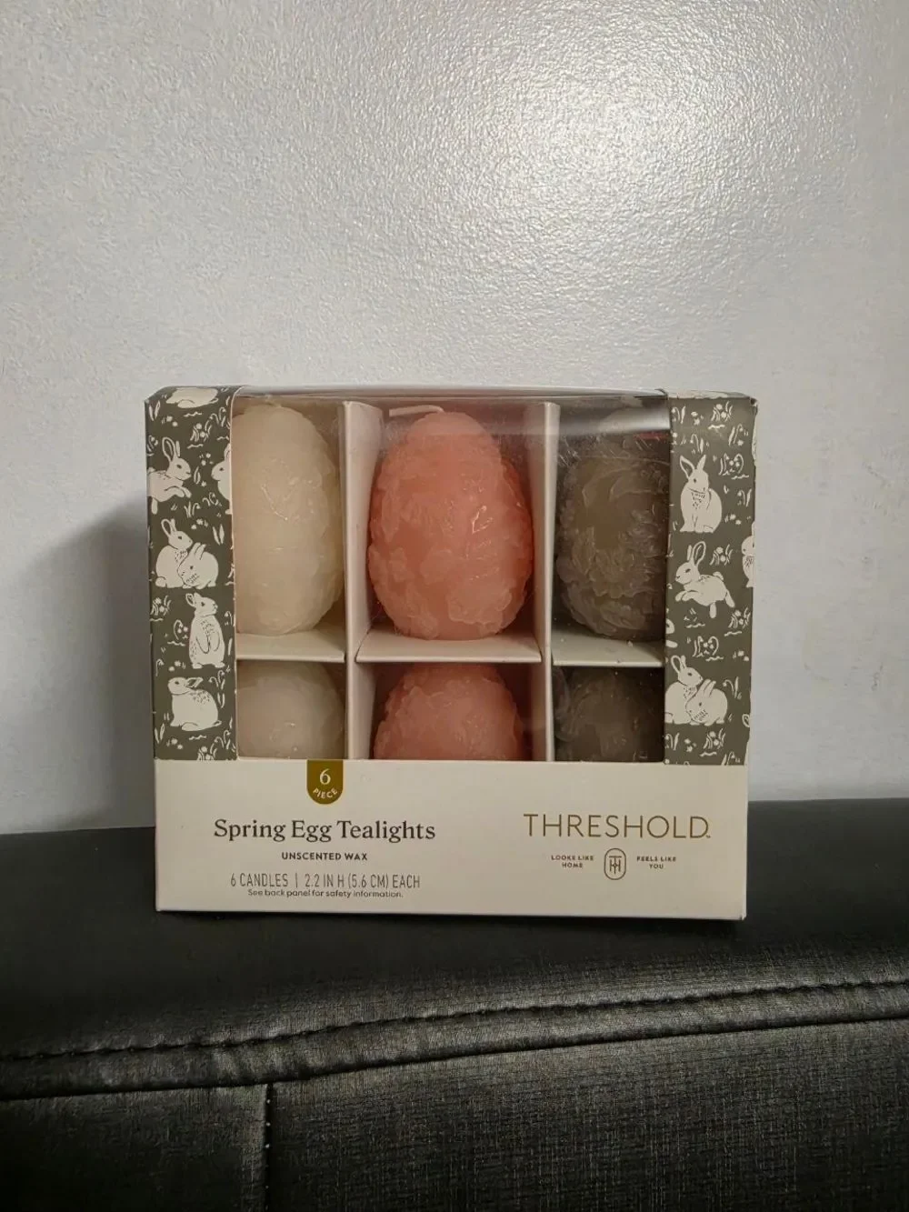 New 6pc Easter Egg Figural Tealight Candle Set Threshold Target 2026